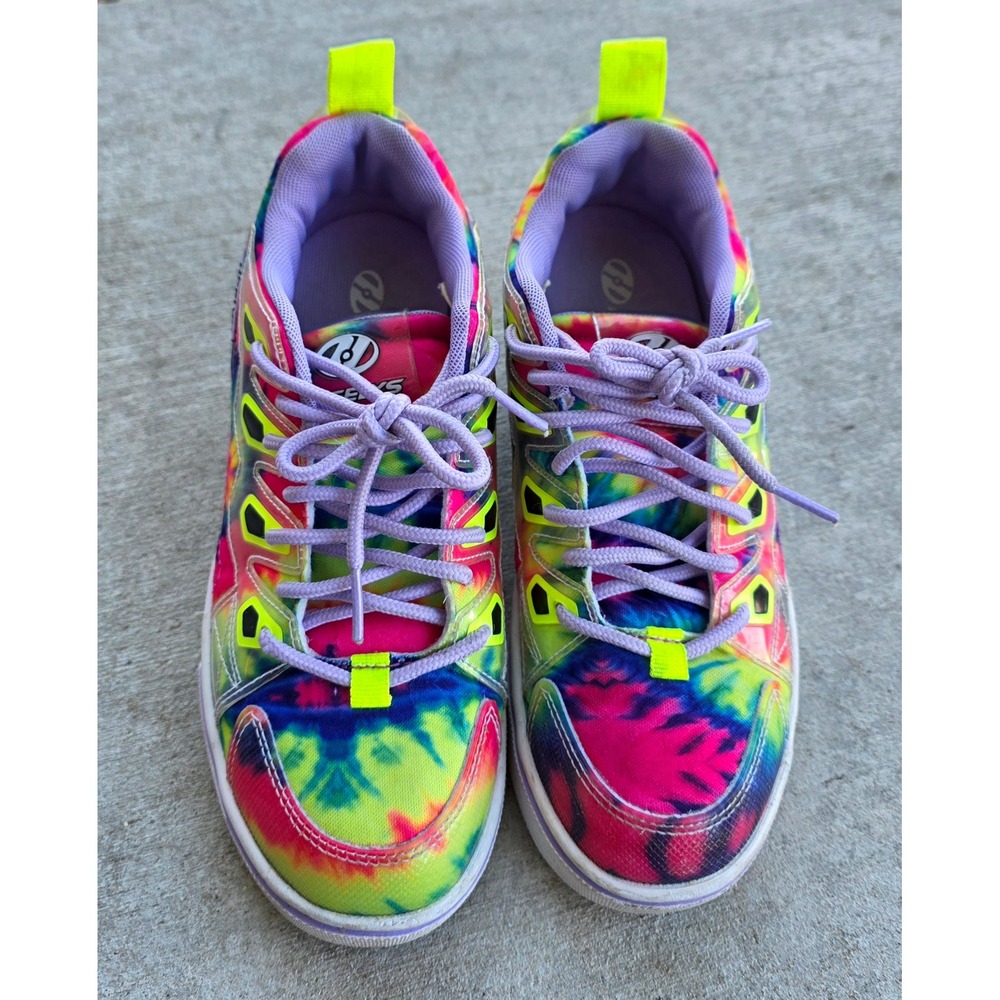 Heelys Tracer HE100869 Kids Tie Dye Roller Shoes Multi Color Size 4Y